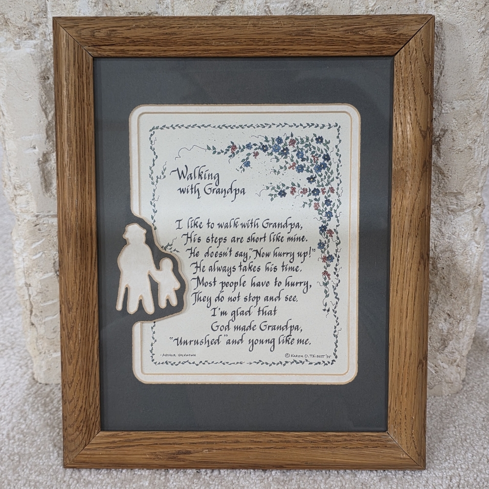 Walking With Grandpa Framed Signed Print - Picture 16 of 16